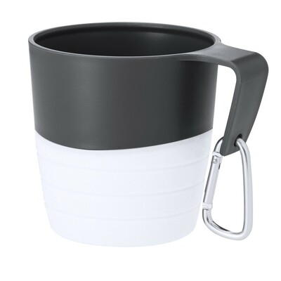Faltbarer Reisebecher 340 ml mit Karabiner