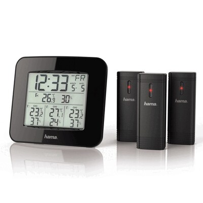 Wetterstation, 3 Sensoren Hama Trio